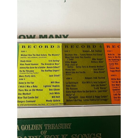 Legendary Folk Songs Vinyl Record Collection Box Set - Picture 4 of 8